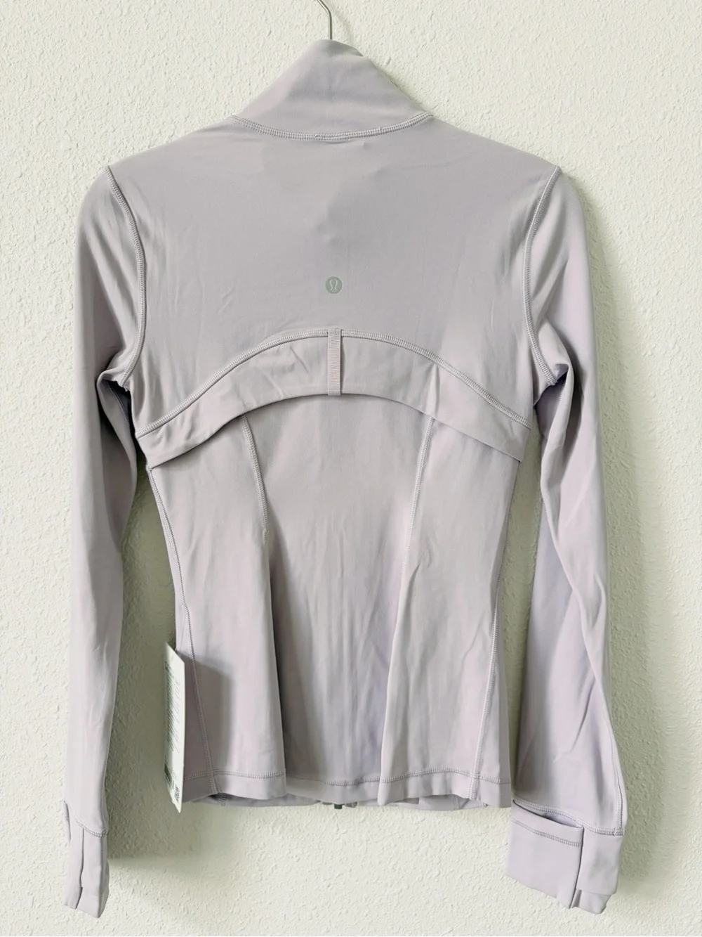 Lululemon Define Jacket Nulu Lilac Play Mirror Silver Size 4 Athleisure Sporty